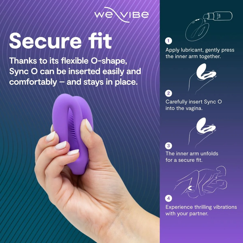 We-Vibe - Vibrateur De Couples Sync O Enveloppement-Stimulation Violet Clair - Image 8
