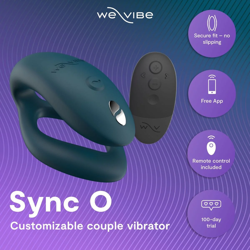 We-Vibe - Sync 2 Vibrateur Réglable Pour Couples Vert Velours - Image 5
