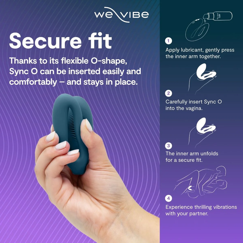 We-Vibe - Sync 2 Vibrateur Réglable Pour Couples Vert Velours - Image 6