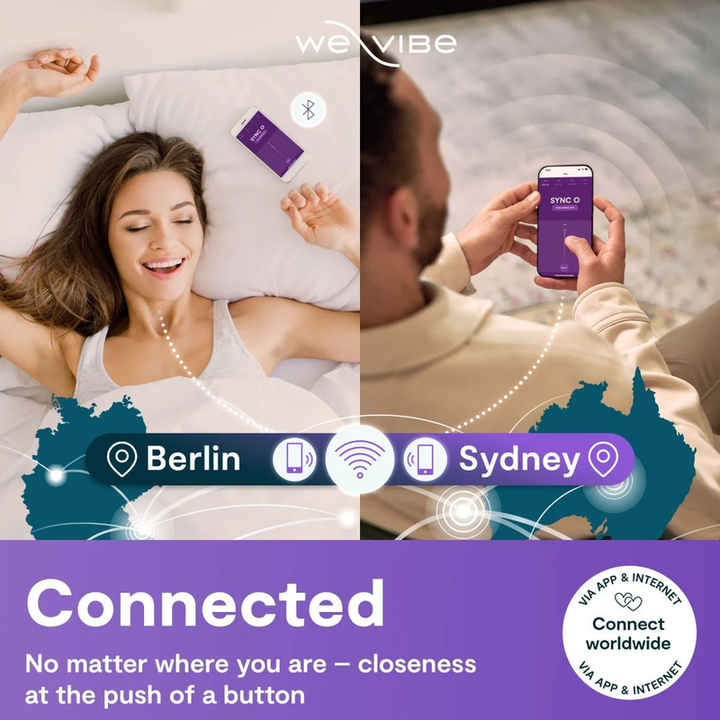 We-Vibe - Sync 2 Vibrateur Réglable Pour Couples Vert Velours - Image 7