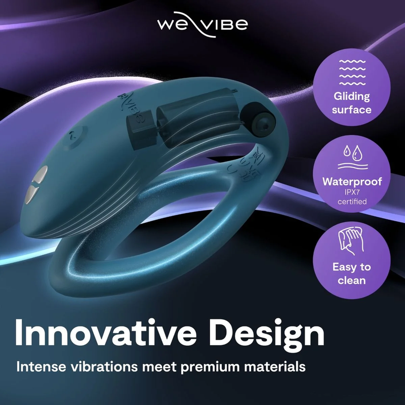 We-Vibe - Sync 2 Vibrateur Réglable Pour Couples Vert Velours - Image 9
