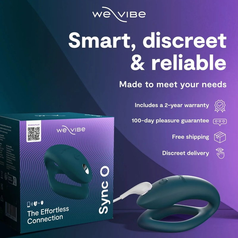 We-Vibe - Sync 2 Vibrateur Réglable Pour Couples Vert Velours - Image 11