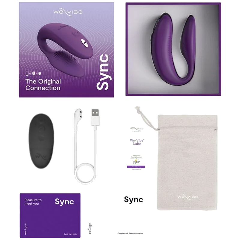 We-Vibe - Sync 2 Vibrateur Réglable Pour Couples Violet - Image 9
