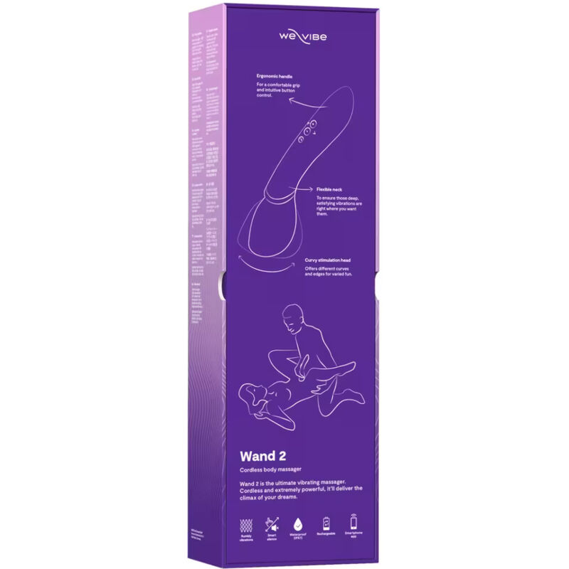 We-Vibe - Wand 2 Masseur Corporel Rechargeable Violette - Image 12