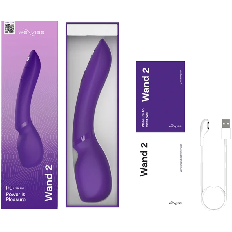 We-Vibe - Wand 2 Masseur Corporel Rechargeable Violette - Image 8