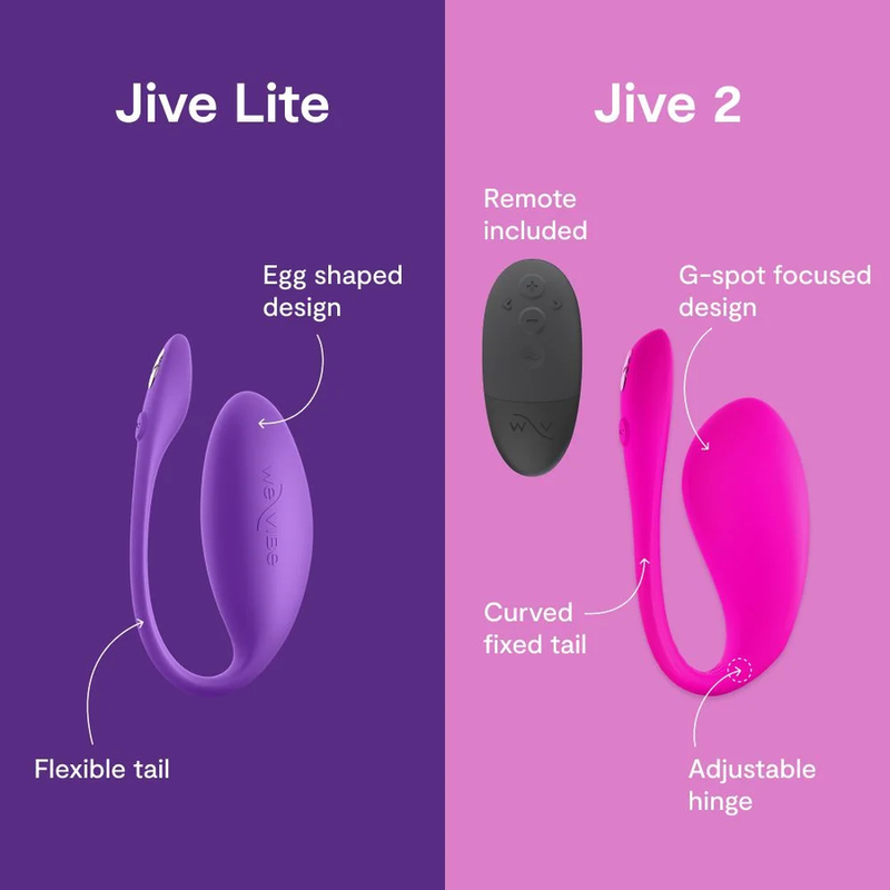We-Vibe - Jive Lite Vibrateur Œuf Portable Contrôlé Par Application Violet - Image 9