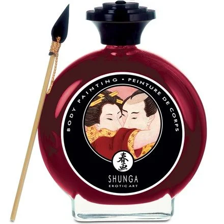 Shunga - Peinture Corporelle Fraise Et Cava