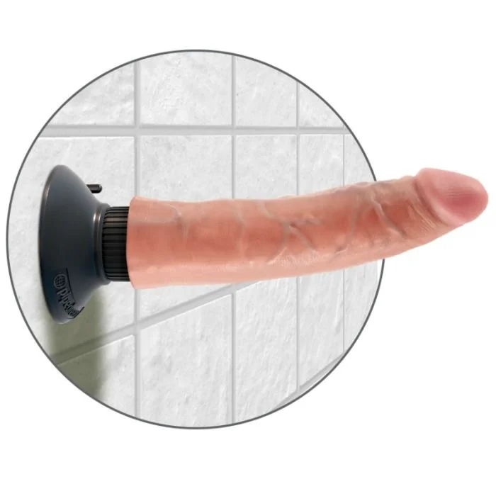 KING COCK - VIBRATOR DILDO 17,78 CM NATUURLIJK - Image 6