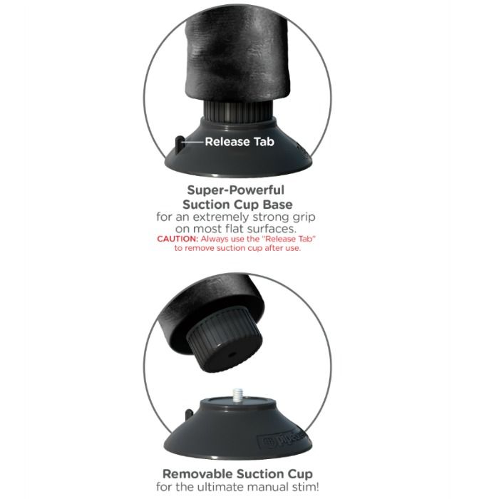 KING COCK - 23 CM VIBRATING COCK WITH BALLS BLACK - Image 6