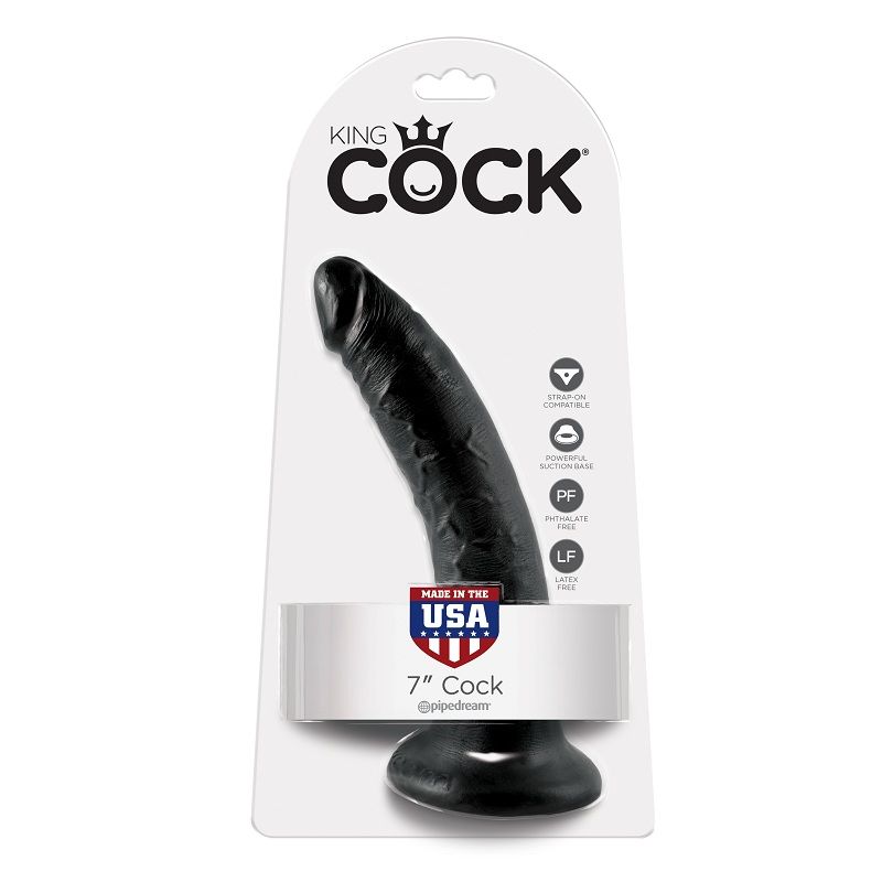 KING COCK - GODE NOIR 17.8 CM - Image 6