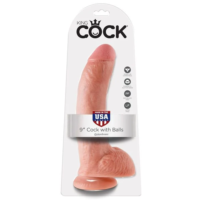 King Cock - 9 Chair De Gode Met Ballen 22.9 Cm