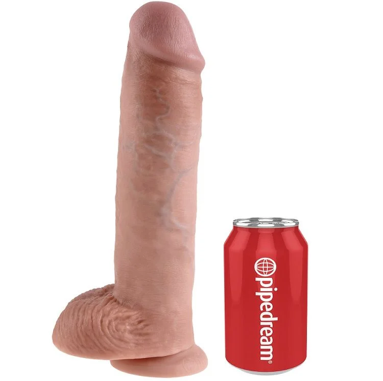 KING COCK - 11 DILDO FLESH WITH BALLS 28 CM - Image 6