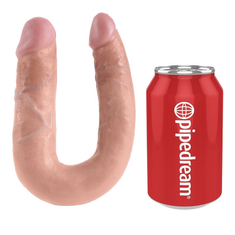 KING COCK - GODE DOUBLE PÉNÉTRATION 13.9 CM NATUREL - Image 5