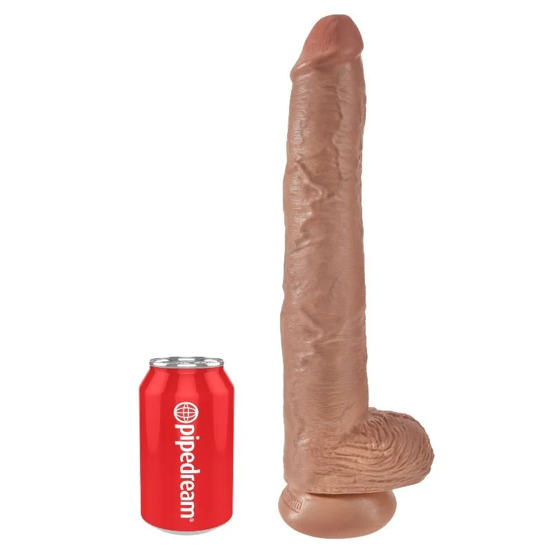 KING COCK - COCK WITH BALLS 35.6 CM - FLESH - Image 3