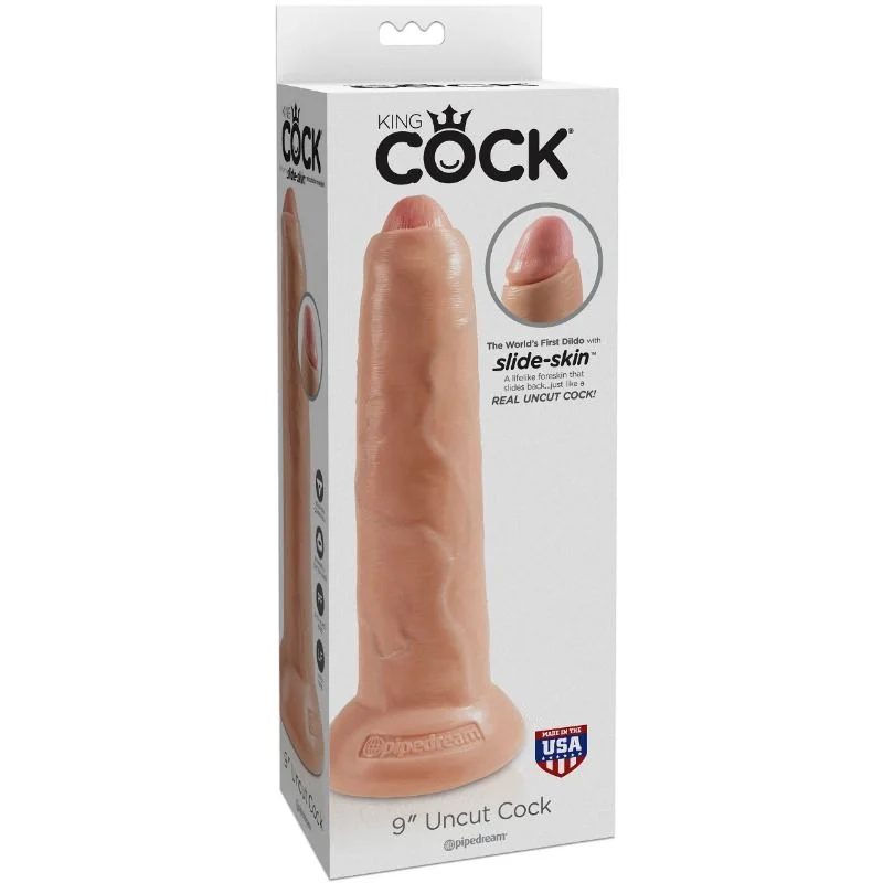 King Cock - Realistische Neutral Gekapte Dildo 23 Cm - Image 6