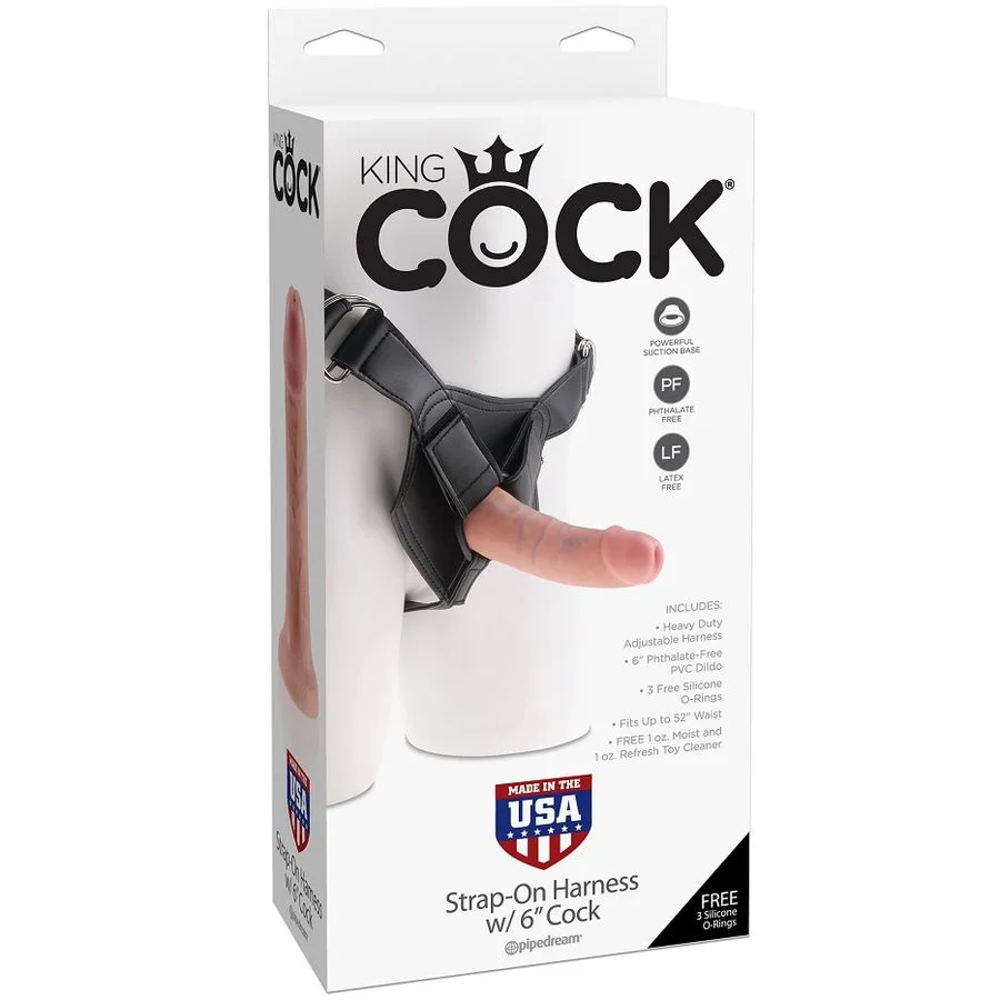 King Cock Harnas Met Realistische Penis 15,20 Cm - Image 3