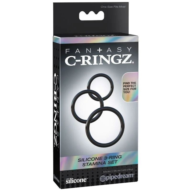 FANTASY C-RINGZ - SILICONE 3 RING STAMINA SET - Image 4