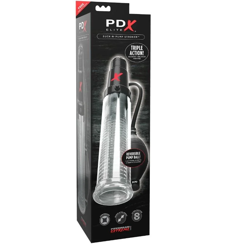 Pdx Elite - Suck N Pump Stroker Masturbateur Vibrant Pompe D'aspiration - Image 5