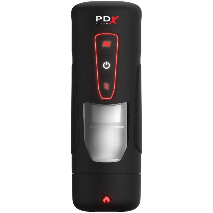 PDX ELITE - MASTURBATEUR AUTOMATIQUE MILK ME HOTTER AVEC VIBRATION À EFFET DE POUSSÉE ET DE CHALEUR - Image 4