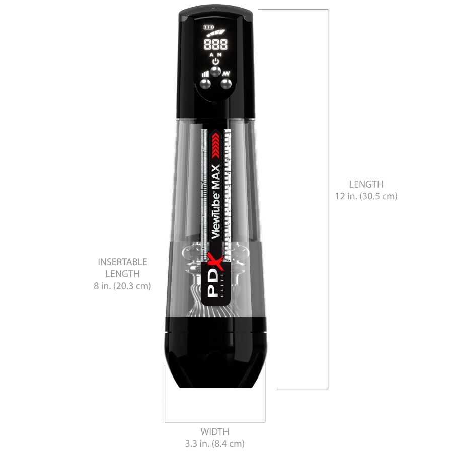 PDX ELITE - VIEWTUBE MAX VIEW AUTOMATIC MASTURNADOR WITH TRANSPARENT SUCTION - Image 5