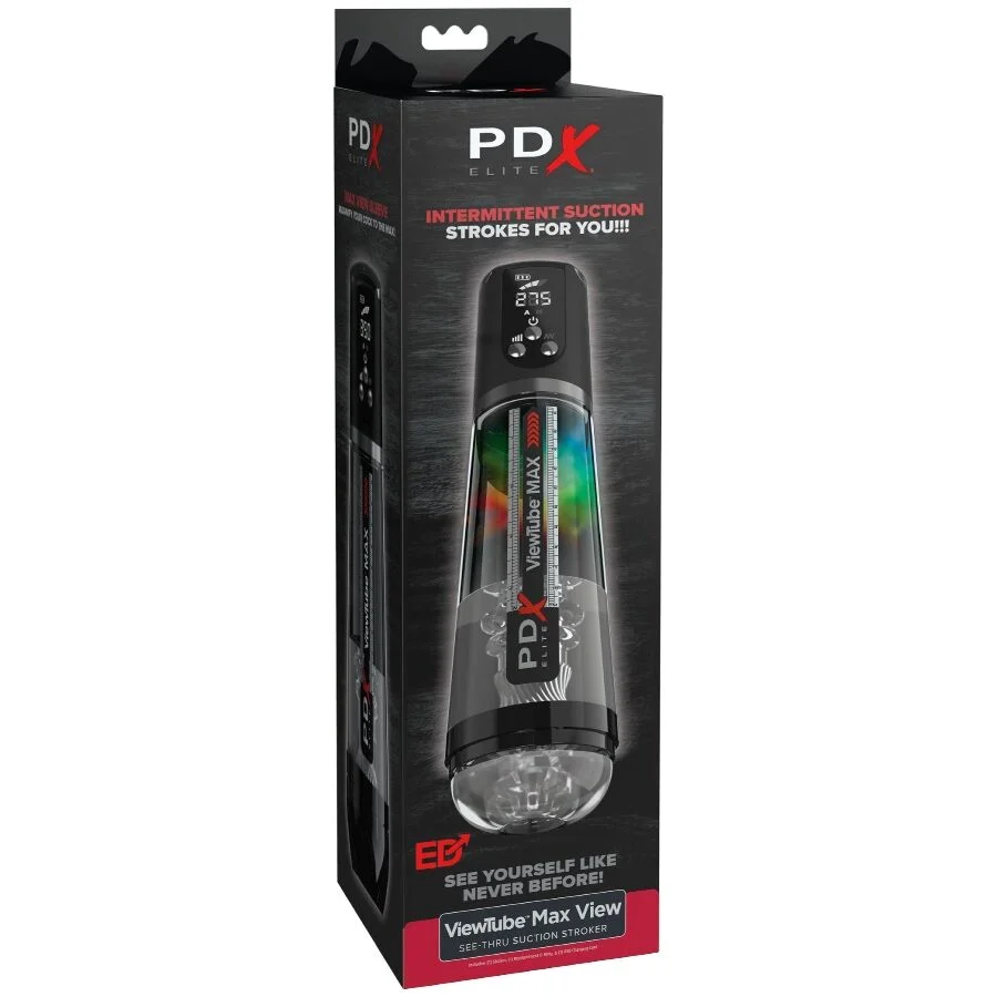 PDX ELITE - VIEWTUBE MAX VIEW MASTURBATEUR AUTOMATIQUE AVEC ASPIRATION TRANSPARENTE - Image 6
